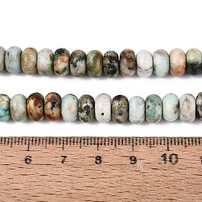 Natural Chrysocolla and Lapis Lazuli Beads Strands G-N367-02A-13-1