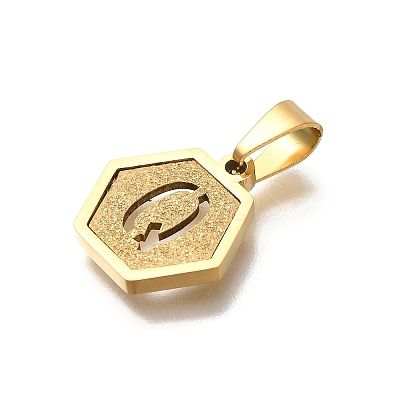 304 Stainless Steel Charms STAS-H227-01G-Q-1