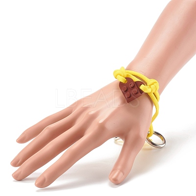Polyester & Spandex Cord Bracelet Sets BJEW-JB06367-06-1