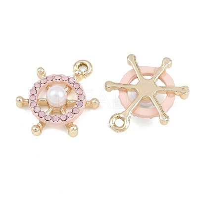 Alloy & Resin & ABS Plastic Pearl Pendants RE-CBA415D-37G-1