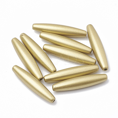Spray Painted Acrylic Beads ACRP-T005-39-1