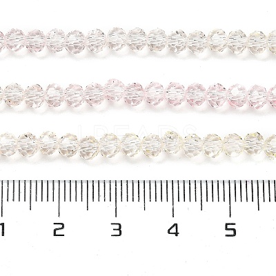 Transparent Painted Glass Beads Strands DGLA-A034-T4mm-A25-1