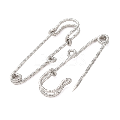 304 Stainless Steel Safety Pins Brooch Findings STAS-C181-01E-P-1