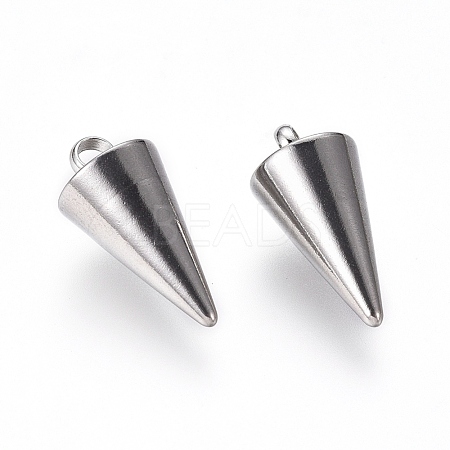 Tarnish Resistant 304 Stainless Steel Pendants STAS-G214-47P-02-1
