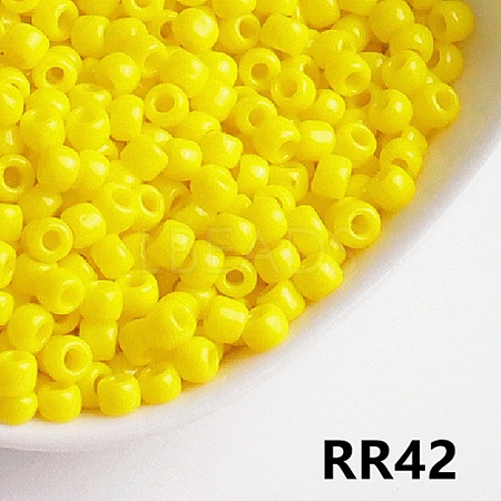Opaque 8/0 Glass Seed Beads SEED-I013-3mm-RR42-1