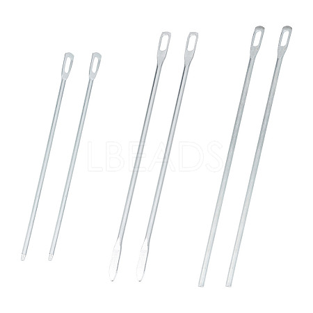 6Pcs 3 Styles Nickel Galvanizing Quick & Easy Drawstring Threader Tool TOOL-DC0001-09-1