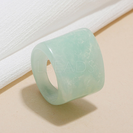 Rectangle Acrylic Finger Rings for Women WGE6404-03-1