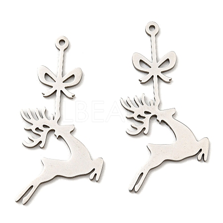 Non-Tarnish 201 Stainless Steel Pendants STAS-M318-21P-1