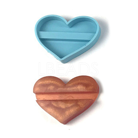 Heart DIY Mobile Phone Support Silicone Molds DIY-C028-02-1