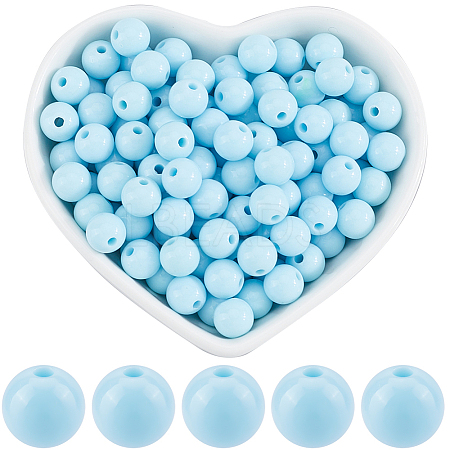 Opaque Acrylic Beads MACR-SP0001-27B-03-1