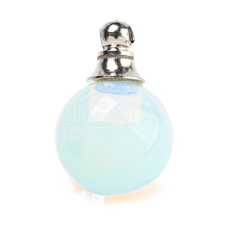 Opalite Perfume Bottle Pendants G-K338-22P-09-1