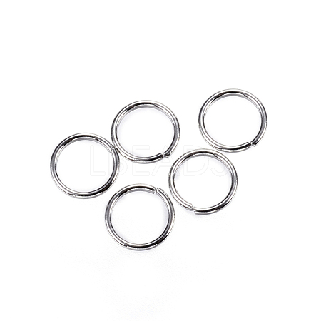 Tarnish Resistant 304 Stainless Steel Open Jump Rings A-STAS-D448-096P-6mm-1
