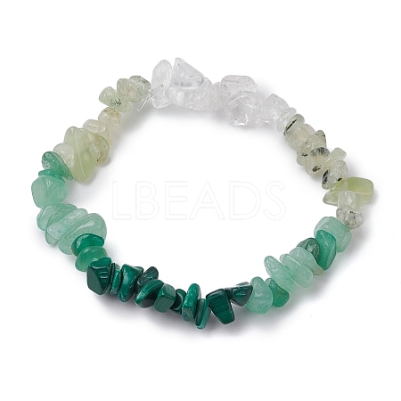 Gemstone Stretch Bracelet BJEW-JB11012-04-1