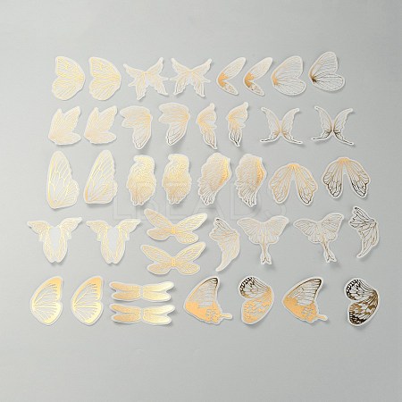 40Pcs 20 Styles Sulfuric Acid Paper Gilded Stickers STIC-WH0004-01C-1