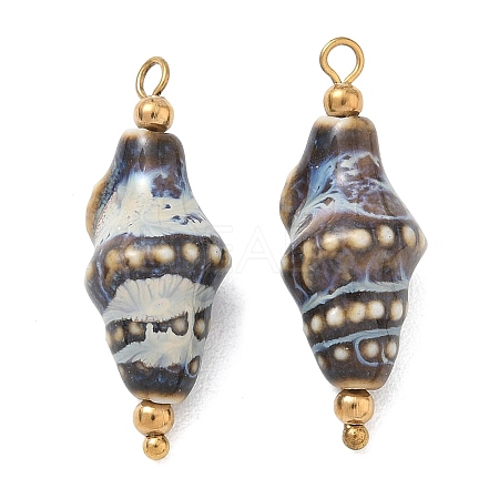 Handmade Porcelain Pendants STAS-Q119-29G-02-1