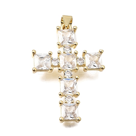 Brass Pave Cubic Zirconia Pendants CU-CBAE7DF-11G-C02-1