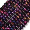Natural Tiger Eye Beads Strands G-B133-A02-8mm-10-2