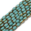 Electroplate Glass Beads Strands EGLA-P061-02A-04-1