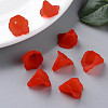 Transparent Acrylic Bead Caps PL551-C12-8