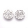 Non-Tarnish 304 Stainless Steel Charms STAS-E455-02P-8mm-1