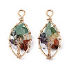 Natural Mixed Stone Pendants G-T131-98B-05-2