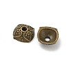 Tibetan Style Alloy Bead Caps TIBE-P003-71AB-1