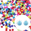 195G 15 Colors Glass Seed Beads SEED-YW0001-11B-3