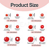 6 Strands 6 Styles Glass Beads Strands EGLA-TADJ0001-05E-2