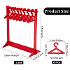 CRASPIRE 1 Set Coat Hanger Shaped Acrylic Earring Display Stands EDIS-CP0001-15A-2