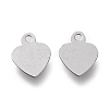 Non-Tarnish 304 Stainless Steel Charms LS-STAS-K195-13P-2