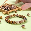 100Pcs 8mm Natural Mookaite Round Beads DIY-LS0002-57-6