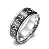 Luminous Stainless Steel Rings for Men PW-WG58780-02-1