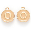 Golden Plated Alloy Enamel Charms LS-ENAM-S118-06O-1