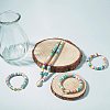 Flat Round Handmade Polymer Clay Bead Spacers LS-CLAY-R067-3.0mm-04-5