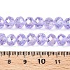 Electroplate Glass Beads Strands X-EGLA-A044-T8mm-B17-2