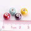 Glazed Porcelain Beads X-PORC-D001-8mm-M-4