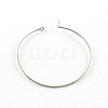 Tarnish Resistant 304 Stainless Steel Earring Hoop STAS-R083-01-2