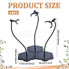 Hexagon Acrylic Doll Stands with Adjustable Snake Bone Bracket ODIS-WH0038-65-2
