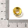 Brass Rhinestone Spacer Beads KK-M313-44B-12-2