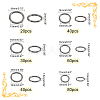   6 Styles Zinc Alloy Linking Rings FIND-PH0010-24-2