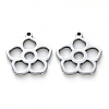Tarnish Resistant 304 Stainless Steel Pendants STAS-N092-92-2