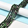 Natural Ruby in Zoisite Beads Strands G-I341-13B-2