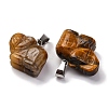 Natural Tiger Eye Pendants G-B127-05P-06-3