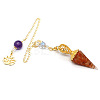 Resin Cone Dowsing Pendulum Big Pendants PW-WG1687A-11-1