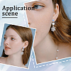 40Pcs 304 Stainless Steel & Plastic Clip-on Earring Findings STAS-BBC0003-35-5