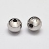 Rack Plating Brass Round Spacer Beads KK-I601-6mm-P-RS-1