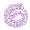 Synthetic Moonstone Beads Strands G-E573-02C-20-2