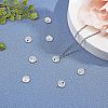 304 Stainless Steel Pendant Rhinestone Settings STAS-UN0007-21P-5