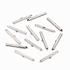 Iron Slide On End Clasp Tubes LS-X-IFIN-R212-3.0cm-P-1