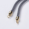 Nylon Twisted Cord Bracelet Making MAK-F018-07G-RS-5